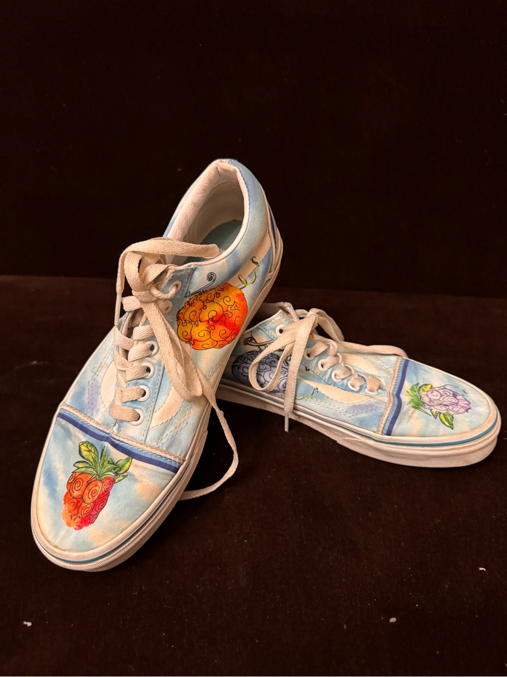 Vans x One Piece Old Skool "Devil Fruit" sz 10.5 womens 9 Mens - Picture 3 of 8